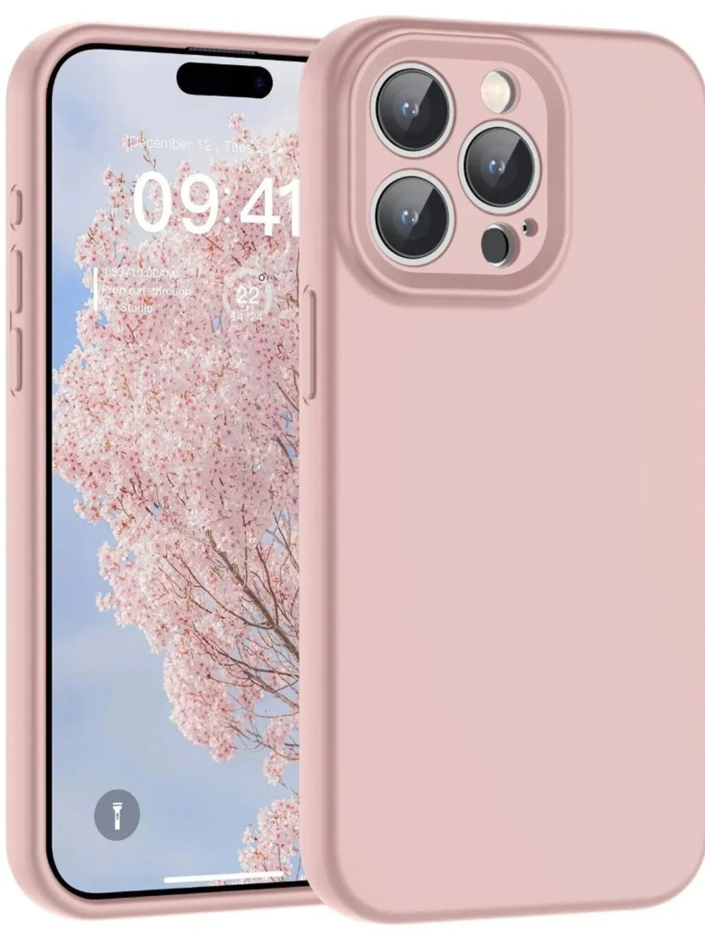 For iPhone 14 Pro Case, Premium Silicone |Soft Anti-Scratch Microfiber Lining